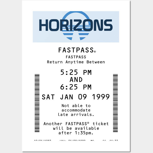 Horizons Fastpass Wall Art by Florida Project